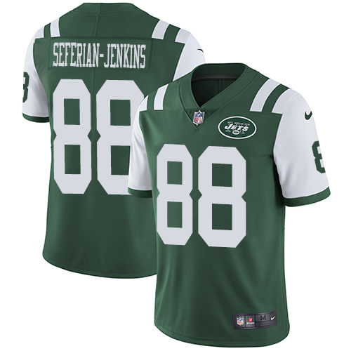 Nike Jets #88 Austin Seferian-Jenkins Green Team Color Men's Stitched NFL Vapor Untouchable Limited Jersey - Click Image to Close